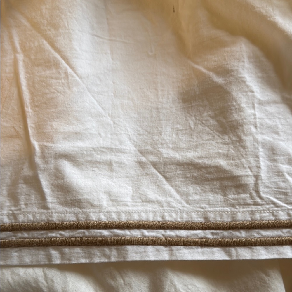 Hudson Park Collection from Bloomingdale’s. Queen bedskirt. Made in Italy